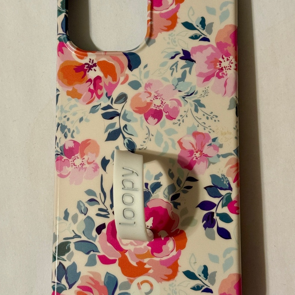 Loopy Case iPhone 12 Pro Max Floral Phone Cover with Grip - Multicolor